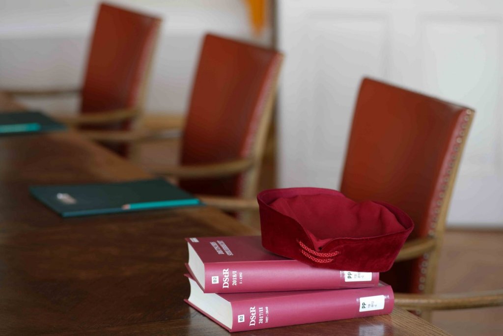 Bundesfinanzhof: Richterbank, Foto: Andreas Focke 